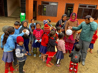 子どもたちの笑顔の写真